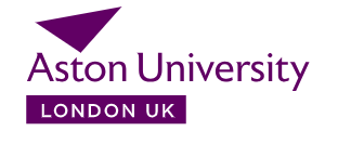 Aston University London logo
